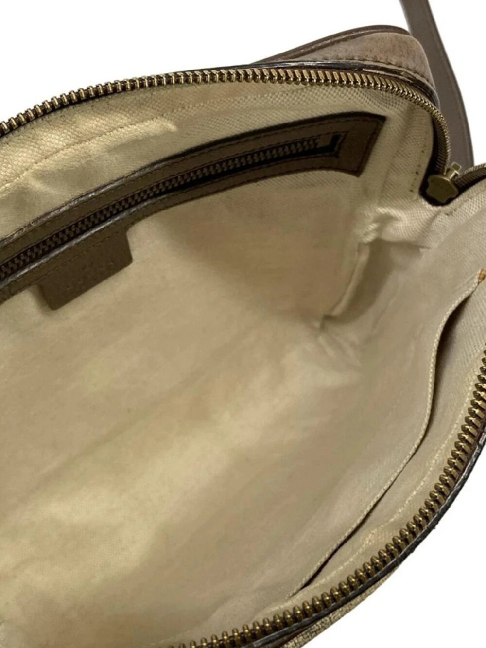 GUCCI Ophidia GG Small Messenger Bag 547926 Beige Ebony Dark Brown PVC Leather - Picture 16 of 16